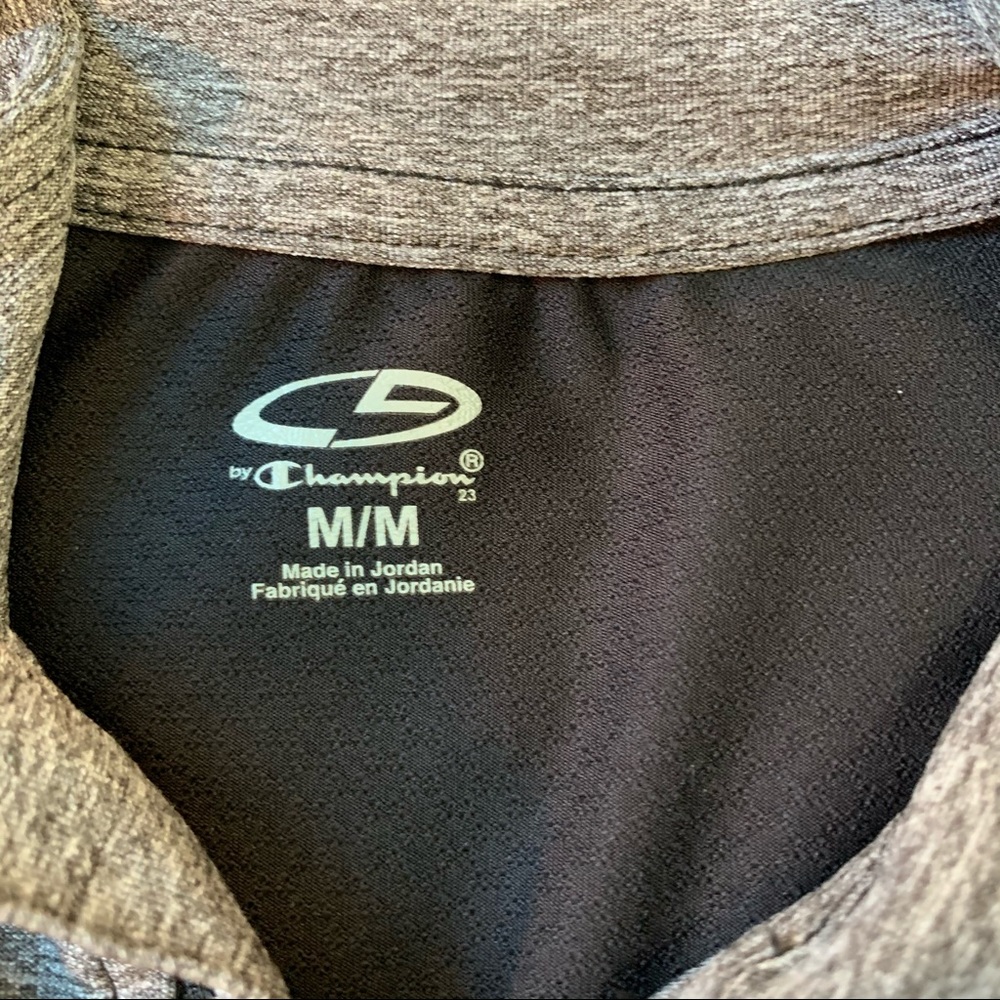 Champion C9 long sleeve workout running top Gray M - Picture 4 of 7